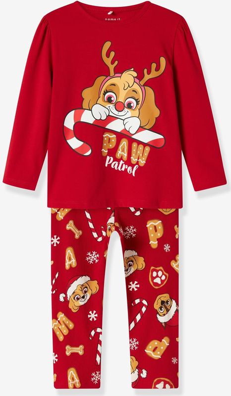 Paw Patrol - Kerst Pyjama - Jersey - Lange Mouwen