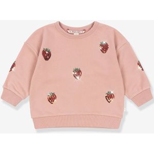 Konges Slojd - Lou - Sweater - Rozen - Paillettenmotieven