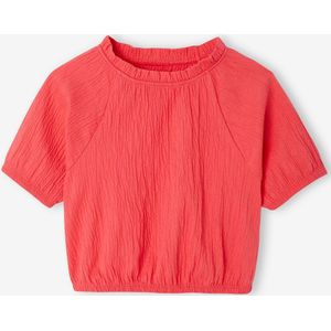 Crop top voor meisjes koraal
