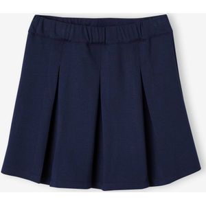 Plooirok die je gemakkelijk kunt aantrekken marineblauw