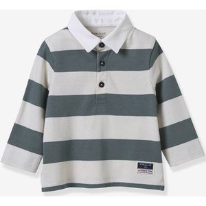 Baby polo rugby biologisch katoen CYRILLUS groen