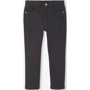 Slim fit medium MorphologiK meisjesbroek antraciet