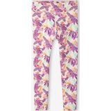 Legging - Ecru - Technisch Materiaal - Exotische Print - Voor Meisjes