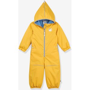 Waterdichte licht gewatteerde jumpsuit voor kinderen PIKKUMINI FINKID geel
