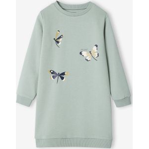 Basics - Fleece - Meisjesjurk - Saliegroen