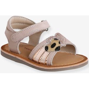 Leren Sandalen - Kameel - Met Klittenband - Voor Baby's