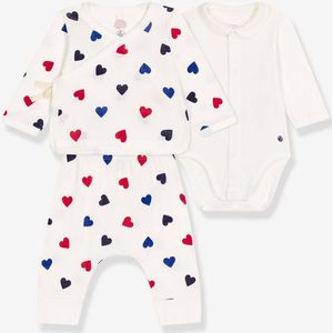 3-delige babyset PETIT BATEAU wit