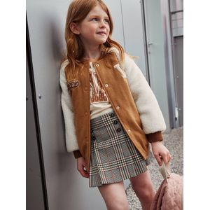 Plooirok - Geruit Flanel - Platte Taille - Voor Meisjes