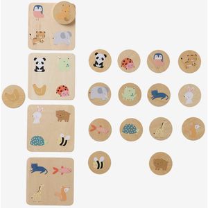 Lotto met houten dieren FSC hout