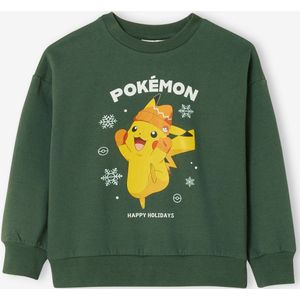 Katoenen Jongenssweater - POKEMON - Dennen - Groot Pikachu-motief