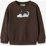 Sweatshirt - Regular Fit - Geborstelde Sweatstof - Lange Mouwen