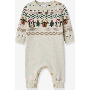 NAME IT - NBNRALKO - Babypakje - Gemêleerd Beige - Biologisch Katoen