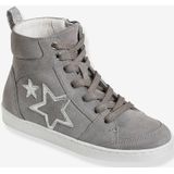 Merk - Model - Sneakers - Marineblauw - Leer - Met Vetersluiting