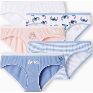 Set van 5 Disney¨-slipjes voor meisjes Stitch hemelsblauw