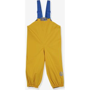 Regenbroek voor kinderen met bretels PULLEA FINKID geel