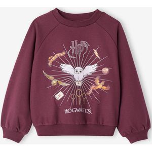 Harry Potter - Meisjessweatshirt - Pruim - Hedwig-motief met Glitterdetails
