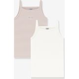 PETIT BATEAU - Set van 2 Hemdjes - Lichtroze - Katoen