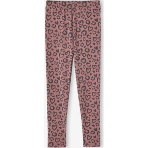 Bedrukte legging voor meisjes rozenhout