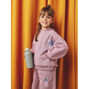 Disney - LILO & STITCH - Sportieve Set - Paars - Fleece - Sweater en Broek