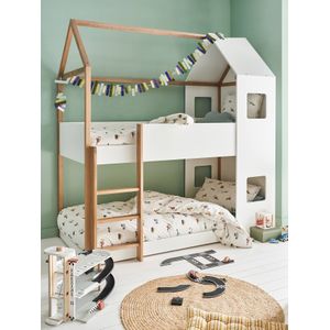 Stapelbed voor kinderen Cabane wit