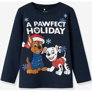 Paw Patrol - Kerst Top - Jersey - Lange Mouwen - Regular Fit