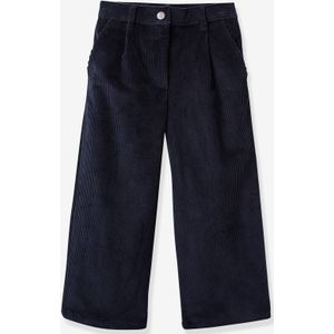 Wijde broek CYRILLUS marineblauw