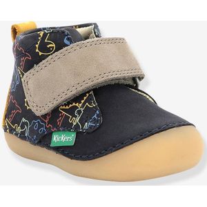 Kickers - Sabio - Leren Laarsjes - Marineblauw - Leer