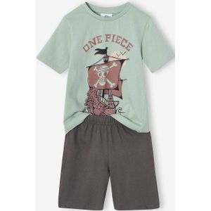 Pyjashort One Piece met twee kleuren blauwgroen