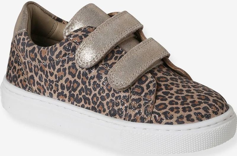 Vertbaudet - Kleutercollectie - Leren Kindersneakers - Klittenband - Comfortabel Ontwerp