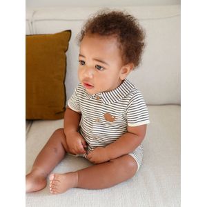 Hallo Moby-Dick - Boxpakje - Nachtblauw - Gestreept - 100% Katoen