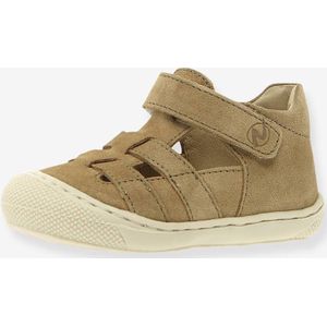 Halfopen baby boots NATURINO beige