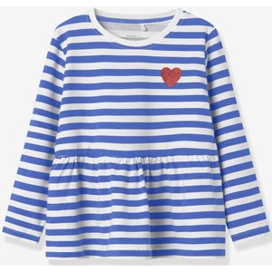 T-shirt met lange mouwen voor meisjes NMFLIONA NAME IT blauw