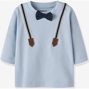 T-shirt met lange mouwen NBMRUFUS baby jongen NAME IT lichtblauw