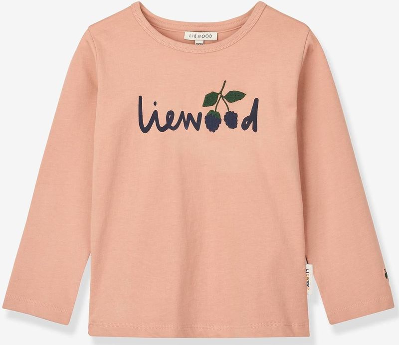 LIEWOOD - Apia - T-shirt - Rozen - Lange Mouwen - 100% GOTS-gecertificeerd Biologisch Katoen