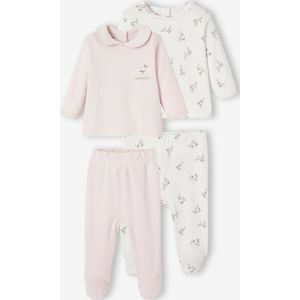 Pyjama's - Set van 2 - Blauw - 100% Biologisch Katoen