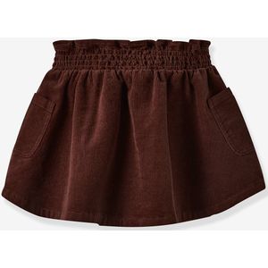 Rok voor Meisjes - Bordeauxrood - Fluweel / Velours