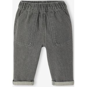Babyjeans met elastische taille denimgrijs