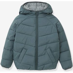 Omkeerbaar donsjack voor meisjes CYRILLUS groen