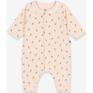 Lange katoenen jumpsuit voor baby PETIT BATEAU vanille