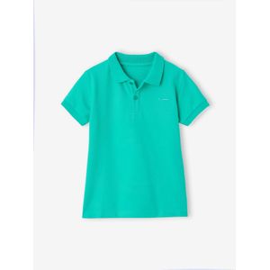 Poloshirt - Korte Mouwen - Blauw - Piquétricot - Jongens
