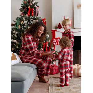 Flanellen Pyjama - Rood - Capsule Kerstmis - Dames