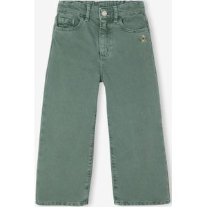 Wijde gekleurde meisjesbroek groen