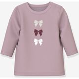 T-shirt met lange mouwen NBFVUBIE baby meisje NAME IT Boxy-Fit lila