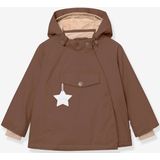 Unisex - Fleece Gevoerde Jas - Bruin - Winterjassen