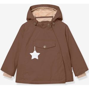 Unisex - Fleece Gevoerde Jas - Bruin - Winterjassen