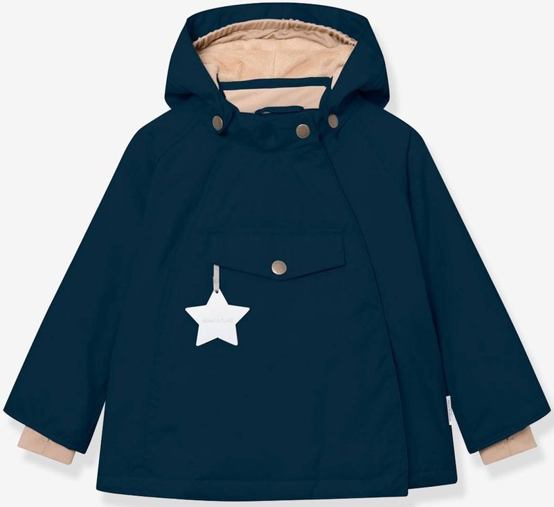 Unisex - Fleece Gevoerde Jas - Pruim - Voor Baby's