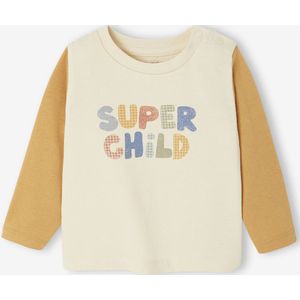 T-shirt baby lange mouwen okergeel