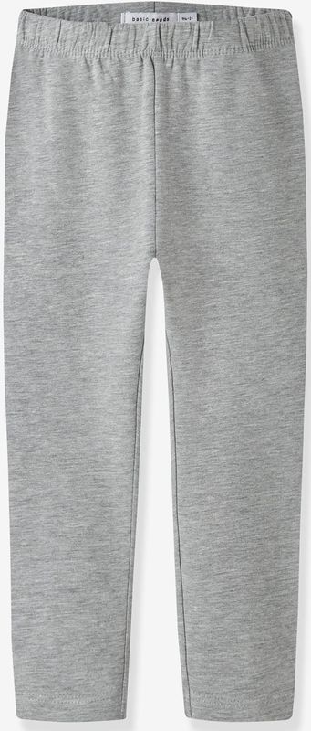 Legging en velours NMFDAVINA meisje NAME IT gemêleerd grijs