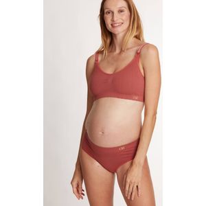 Zwangerschapsslip lage taille Zoé CACHE COEUR terracotta