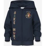 NAME IT - NMMVOLTINUS - Tussenjas - Marineblauw - Met Rits en Capuchon